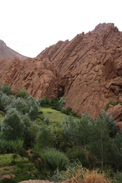 Private courtyards at Villa des orangers, Morocco